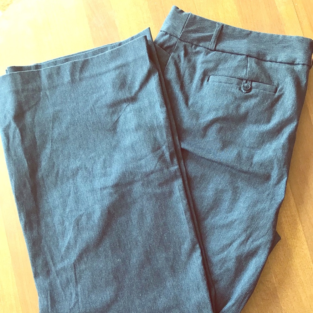 Gray Stretch Dress Pants